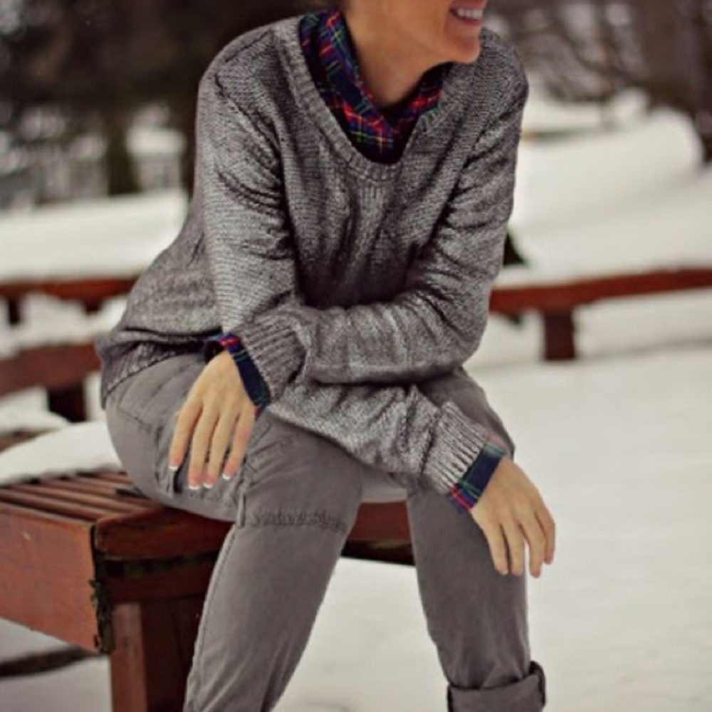 Rock & Republic silver coated sweater